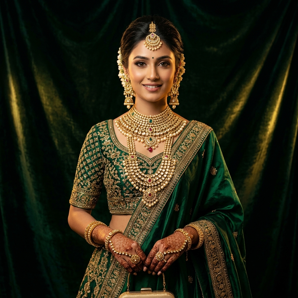 Bridal Gold Jewellery Collection Model Banner